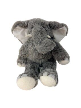 Vintage Build A Bear Gray Elephant Plush Floppy Retired 17" BABW